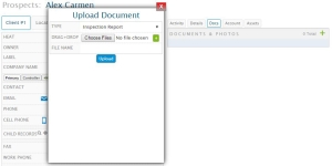 CRM Document Upload