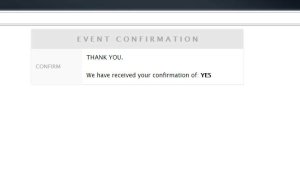 Calendar Invite Confirm