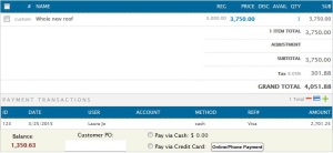 Point of Sale Payment