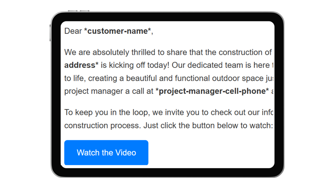 custom email template lg