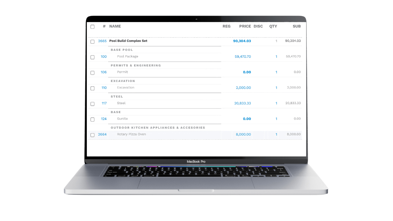 point of sale mockup
